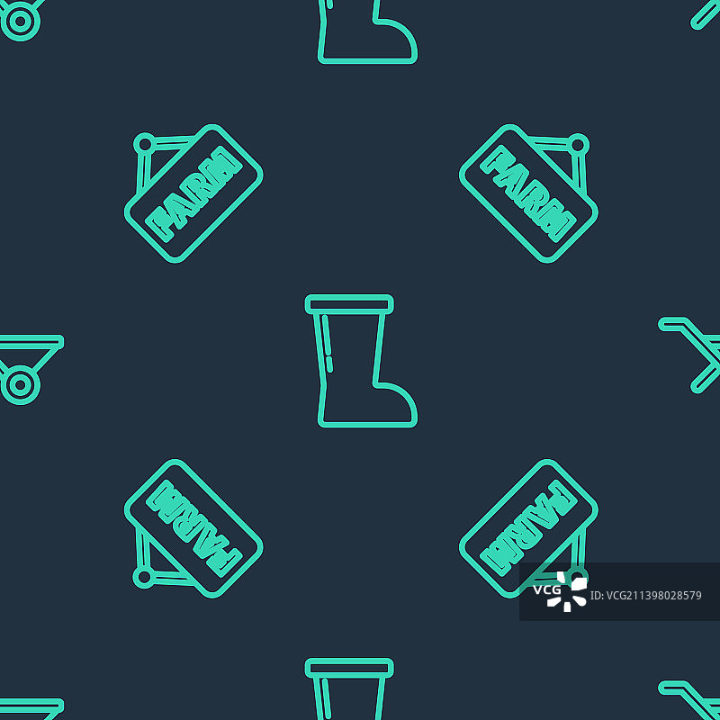 水管、防水橡胶靴和标牌图片素材