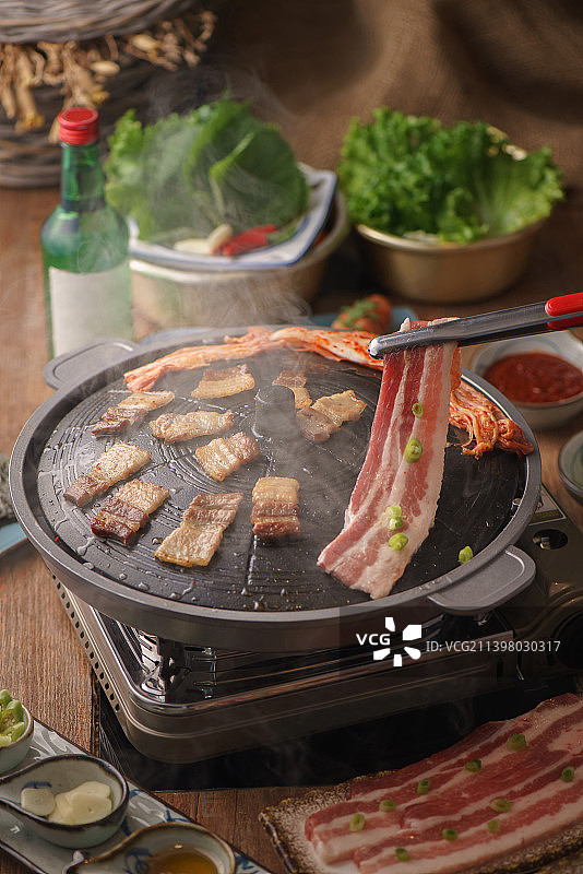 韩式烤肉图片素材