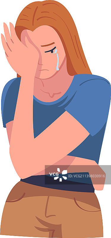 哭泣的女人，啜泣图片素材