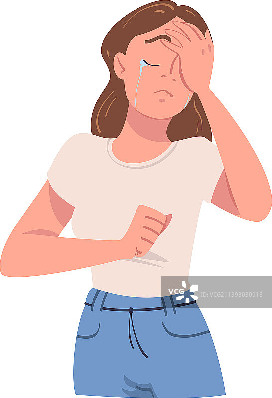 哭泣的女人，啜泣图片素材