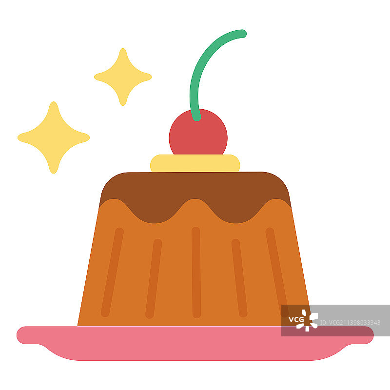 法式焦糖布丁图片素材