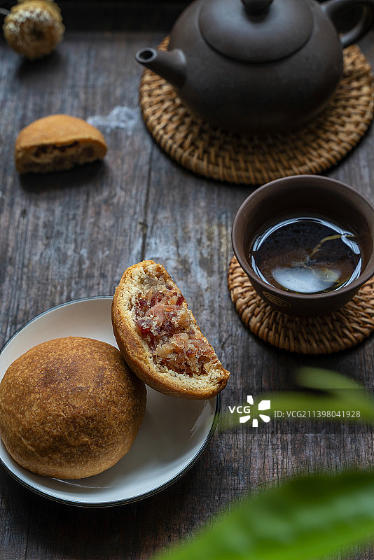 云腿月饼图片素材