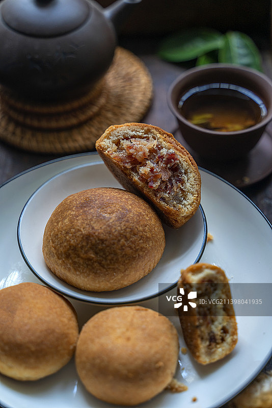 云腿月饼图片素材