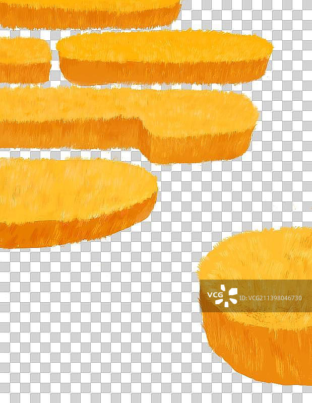 秋天节气插画农民丰收节元素稻田图片素材