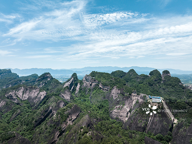 中国福建省龙岩市连城竹安寨风景区图片素材