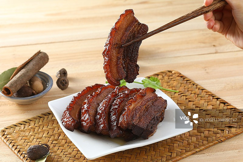 把子肉卤肉小烧肉图片素材