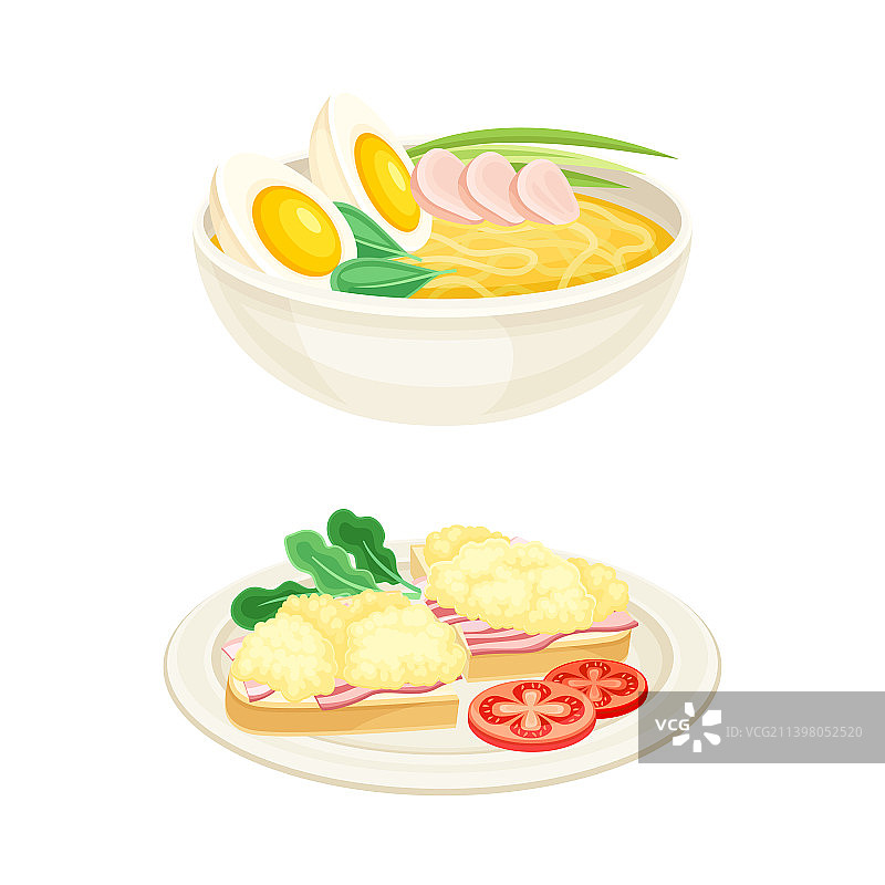 美味鸡蛋菜肴图片素材