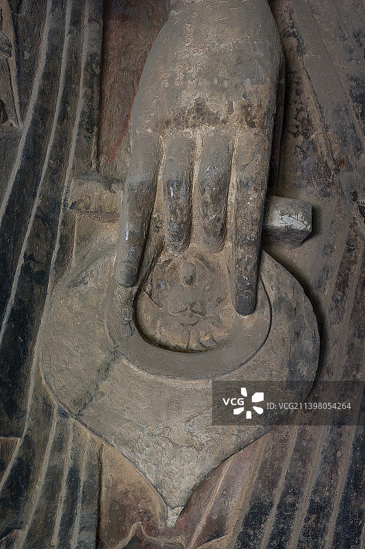 龙门石窟古阳洞图片素材