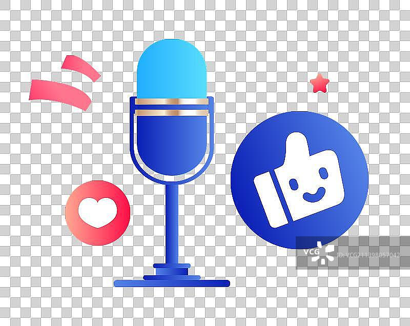 直播麦克风图片素材