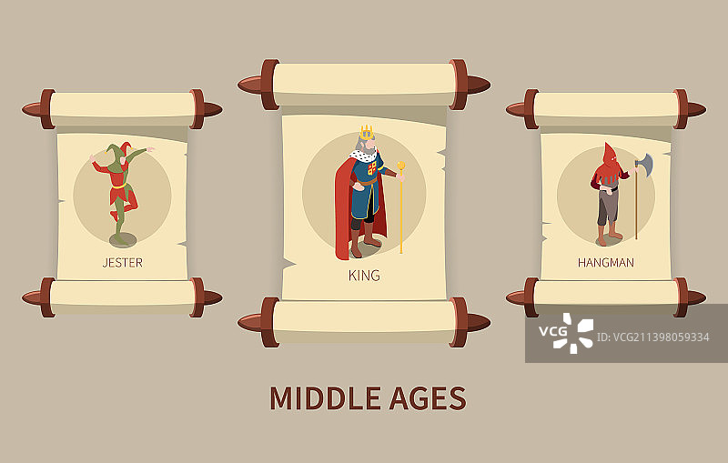 中世纪2.5D素材合集图片素材