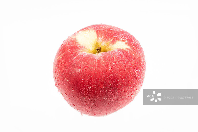 新鲜饱满的红苹果图片素材