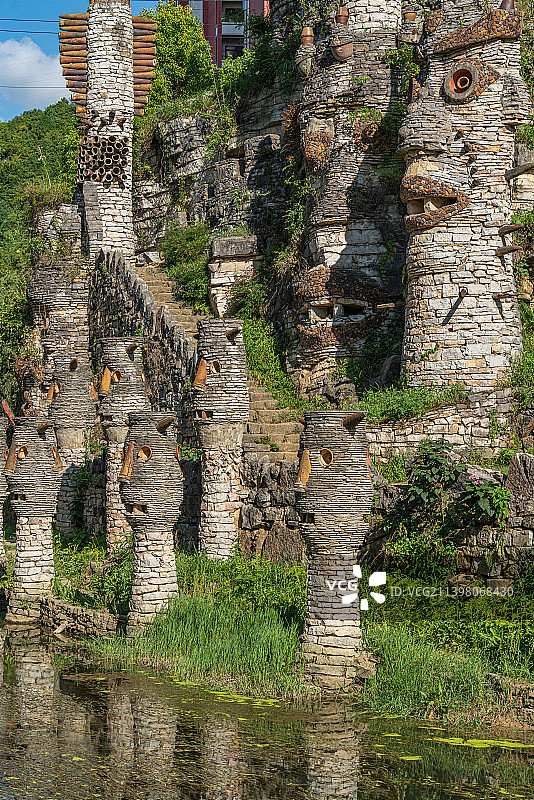 贵州省贵阳市花溪区夜郎谷喀斯特生态园图片素材