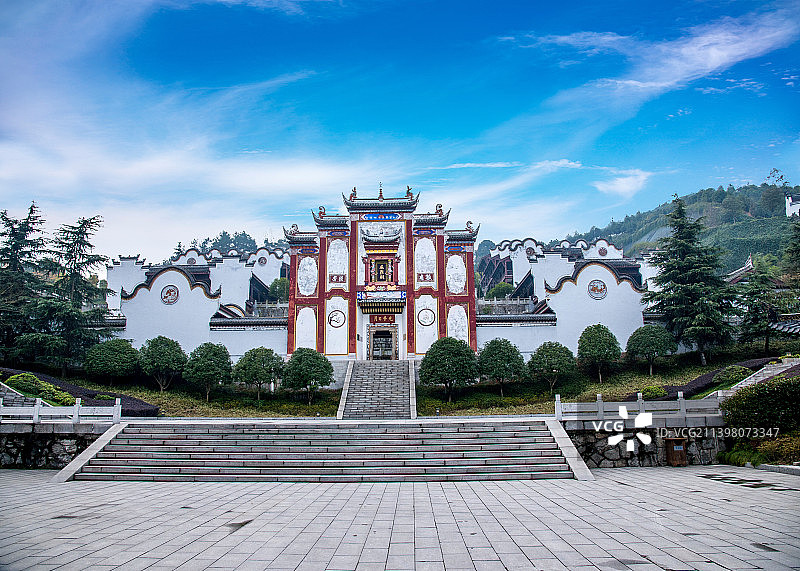 湖北秭归屈原祠堂图片素材
