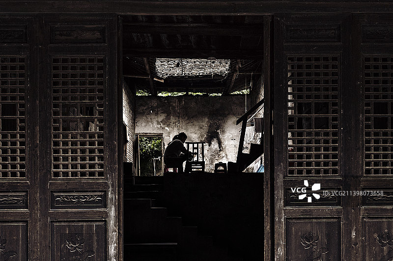 重庆市秀山县洪安古镇美景图片素材