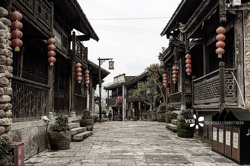 重庆市秀山县洪安古镇美景图片素材