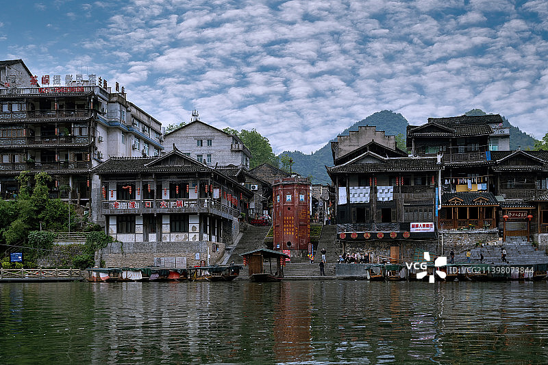 重庆市秀山县洪安古镇美景图片素材