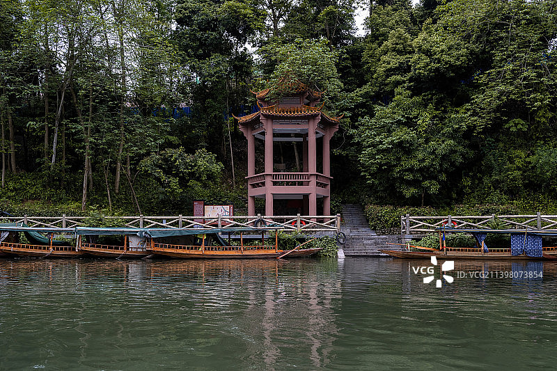 重庆市秀山县洪安古镇美景图片素材