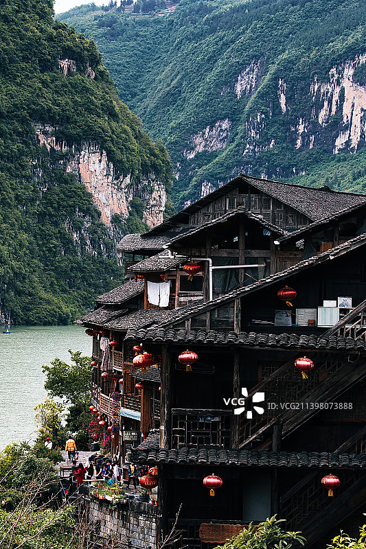 重庆市酉阳龚滩古镇图片素材