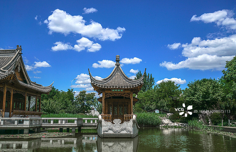 江南风情-《天津南普公园》图片素材