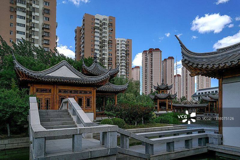 江南风情-《天津南普公园》图片素材