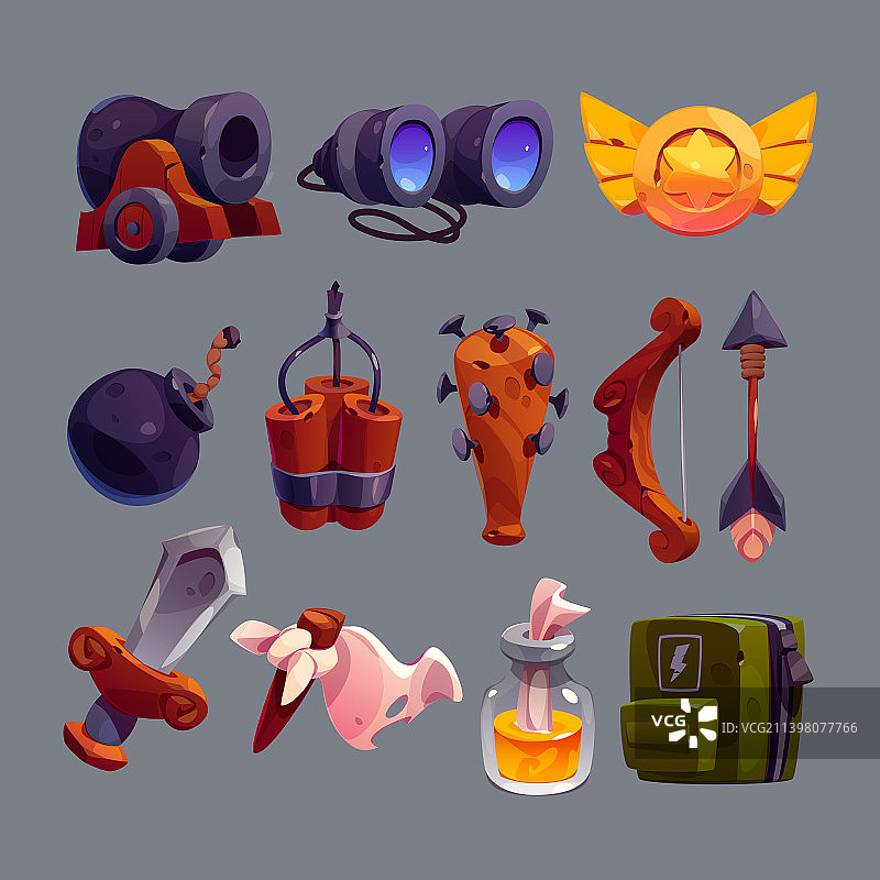 军事游戏图标卡通战争合集图片素材