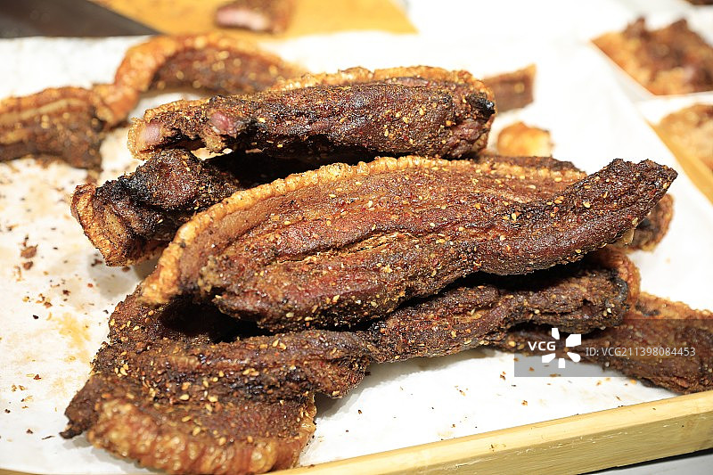 烤脆皮五花肉图片素材