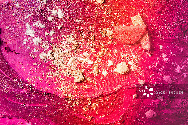 湿红色墙壁全景照片图片素材