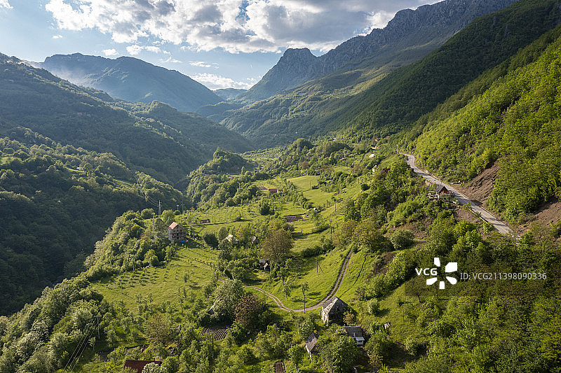 黑山科拉欣山脉风光图片素材