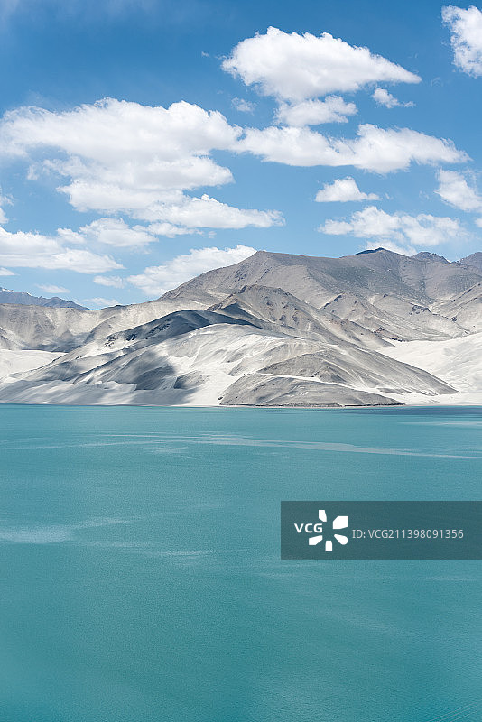 新疆喀什白沙湖风光图片素材