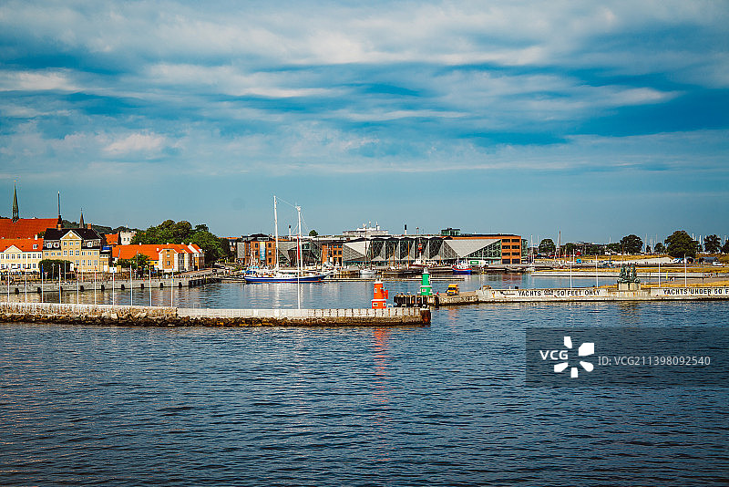 丹麦赫尔辛格，位于厄勒海峡的咽喉，与瑞典隔海而望，是《哈姆雷特》的故事发生地图片素材