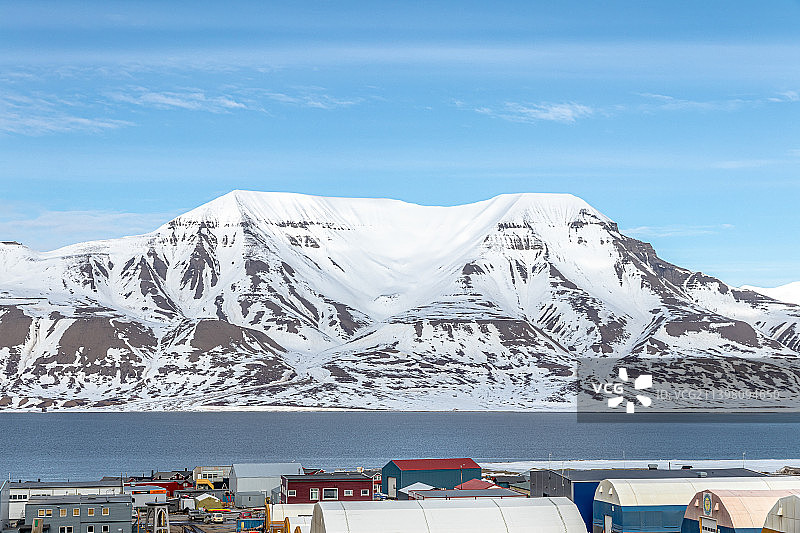 从朗伊尔城战争纪念碑看到的景色图片素材