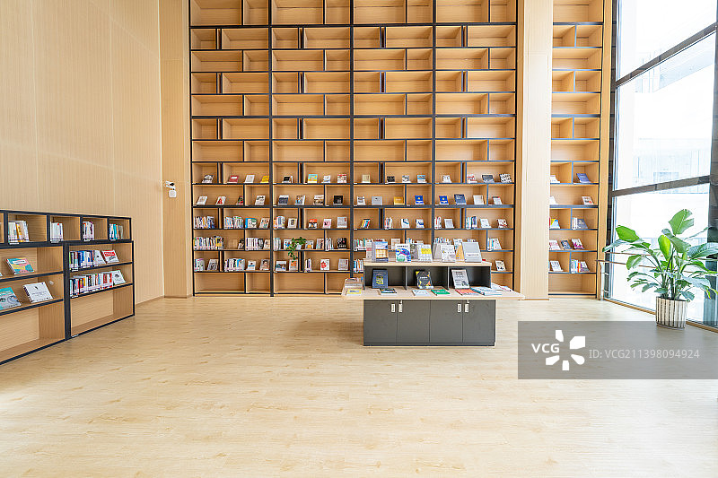 图书馆内部超广角拍摄素材图片素材