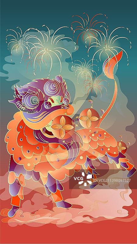 元宵节插画图片素材