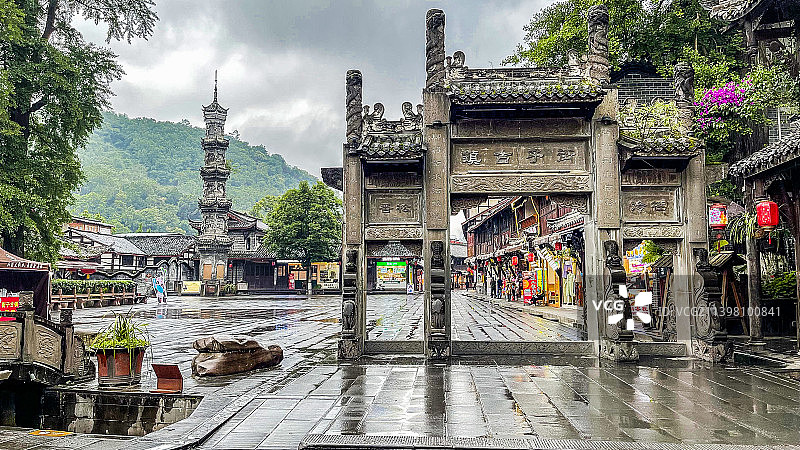 街子古镇图片素材