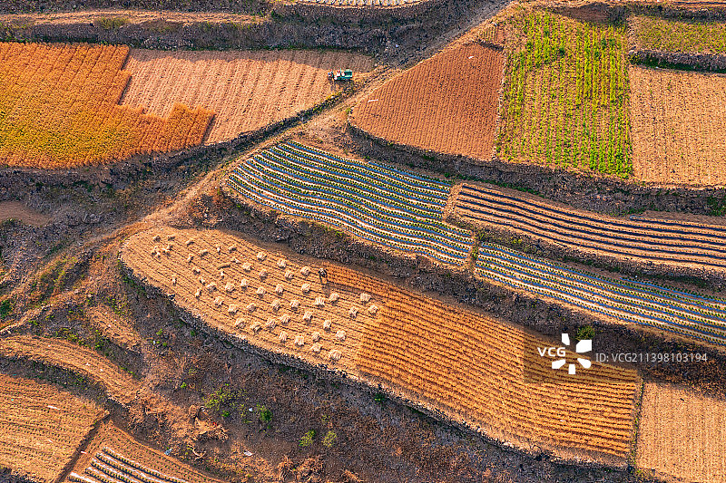 北方村庄图片素材