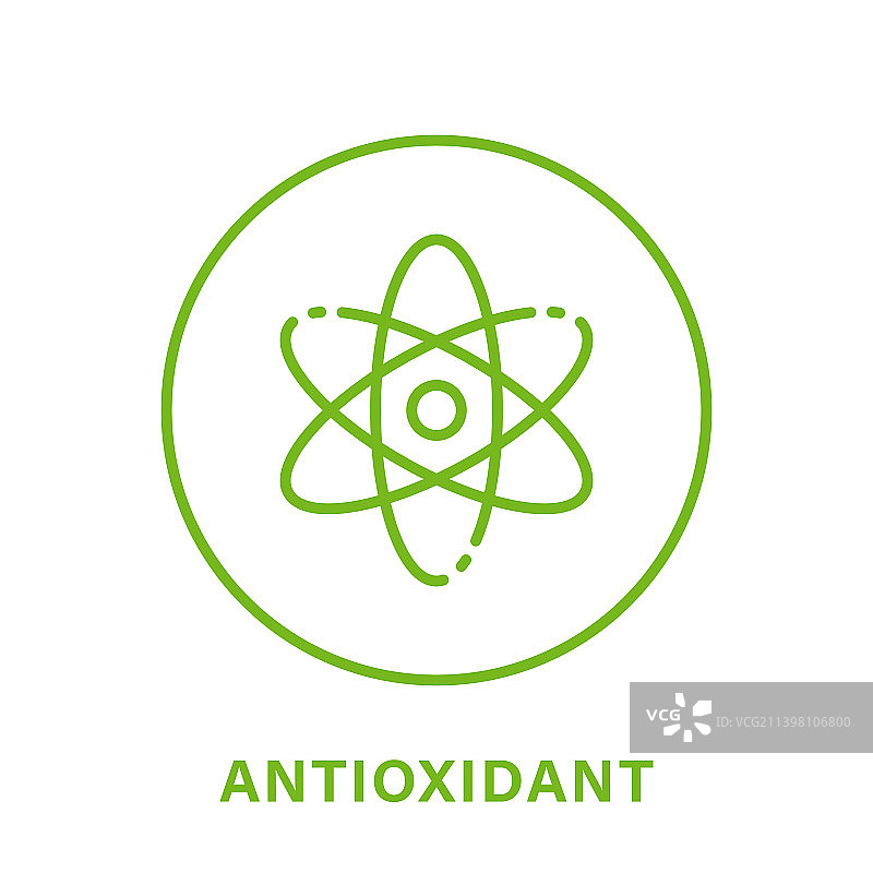 绿色抗氧化剂免费印章图片素材