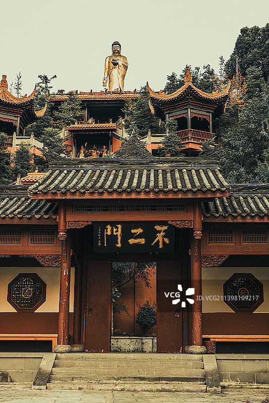 新津白云寺图片素材