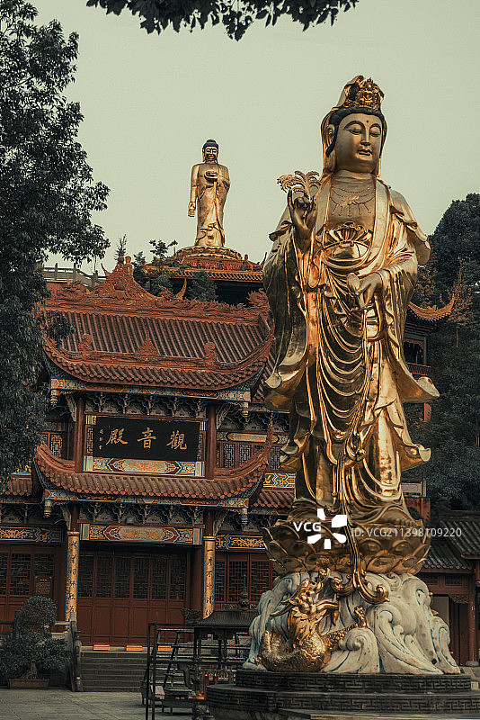 新津白云寺图片素材