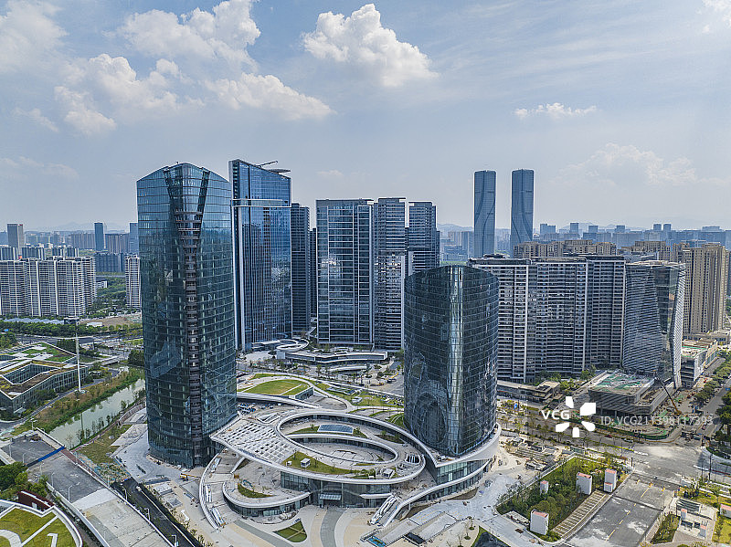 杭州之门地标亚运会场馆体育中心图片素材