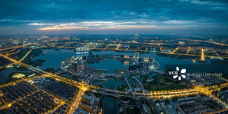 郑州北龙湖金融岛图片素材