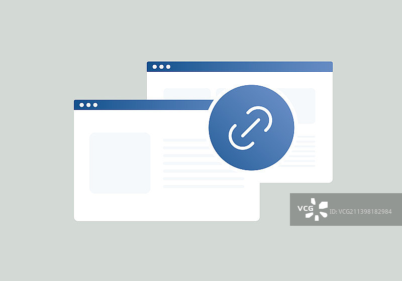 内链图标链接构建图片素材