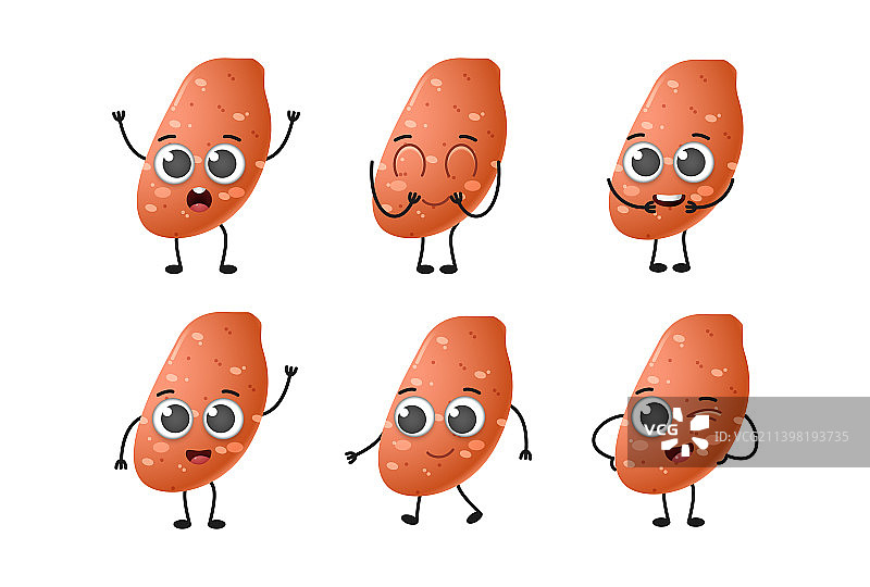 可爱卡通红薯蔬菜图片素材