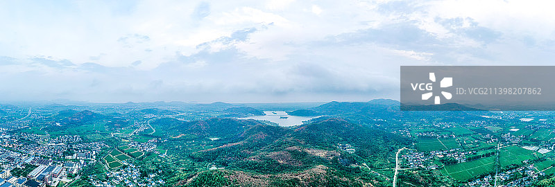 航拍嘉兴南北湖鸟瞰图图片素材