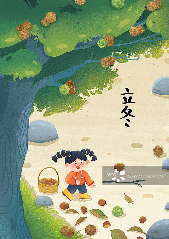 二十四节气——立冬图片素材