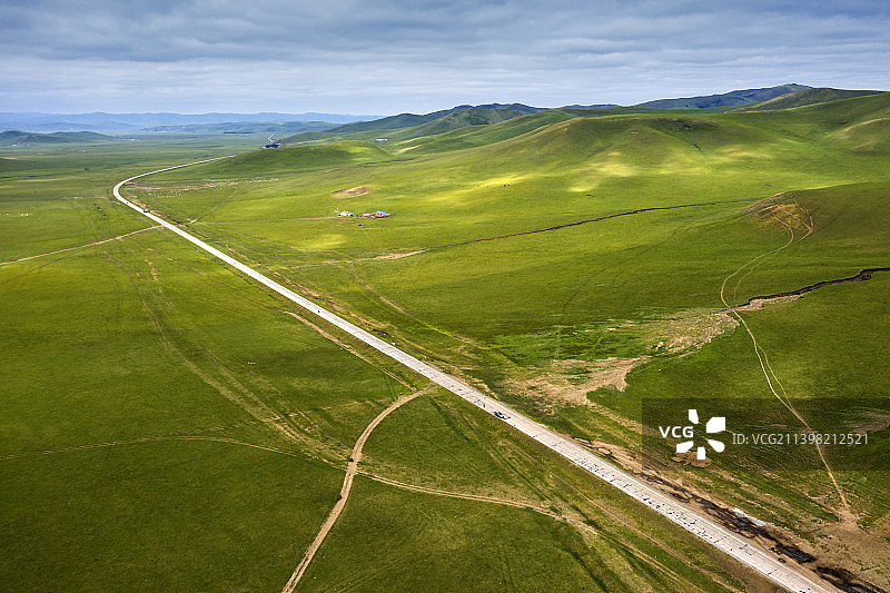 内蒙古锡盟乌拉盖草原图片素材