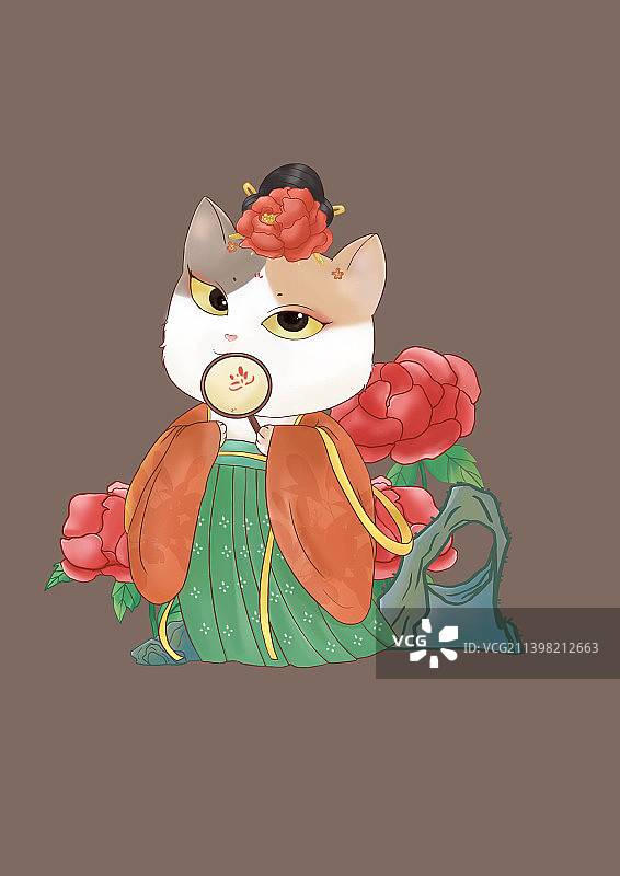 唐风猫咪图片素材