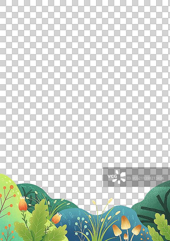 绿色草丛图片素材