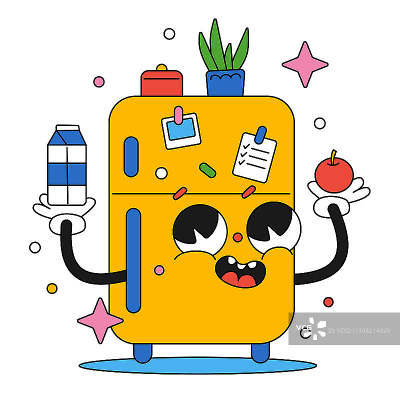 手绘时尚卡通图片素材