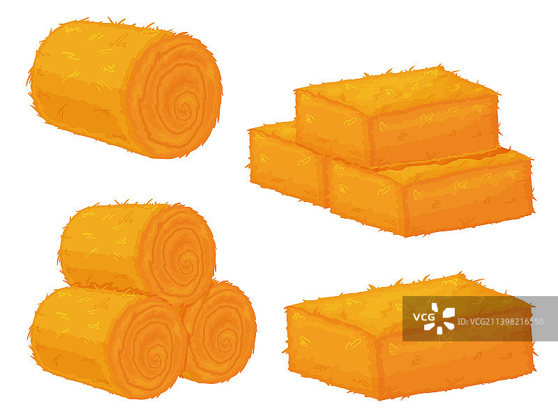 农业用稻草干草图片素材