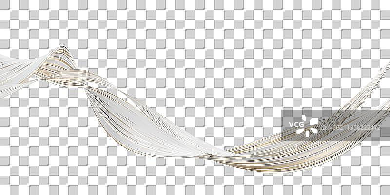 抽象流动线条曲面3D渲染图片素材